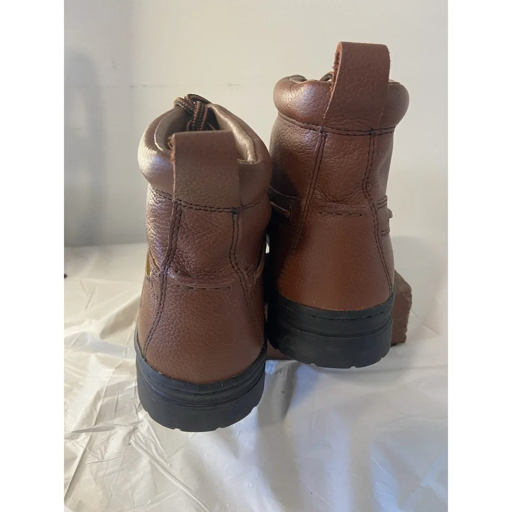 Wolverine Steel Moc 5 Steel Toe Chukka Brown Leather‎ 5